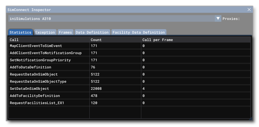 The Statistics Tab