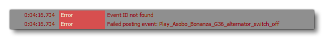 Example Of Errors in The Profiler Console Log